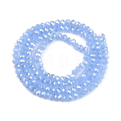 Electroplate Glass Beads Strands EGLA-A044-J2mm-A03-1