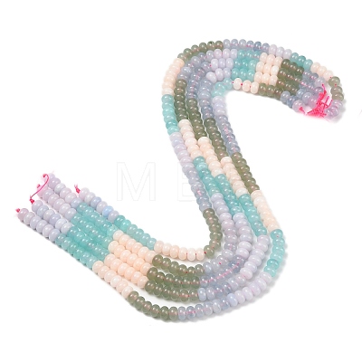 Gradient Color Natural White Jade Beads Strands X-G-NH0053-A01-01-1