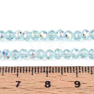 Transparent Glass Beads Strands EGLA-N016-3mm-01-1