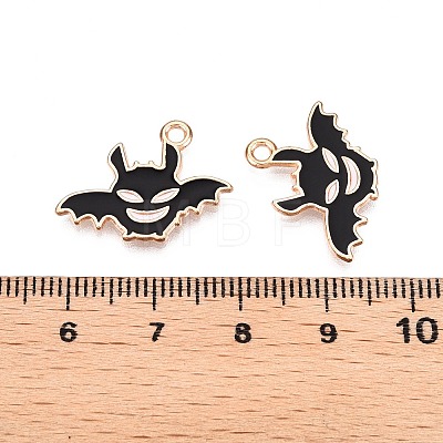 Halloween Theme Alloy Enamel Pendants PALLOY-N176-43-RS-1