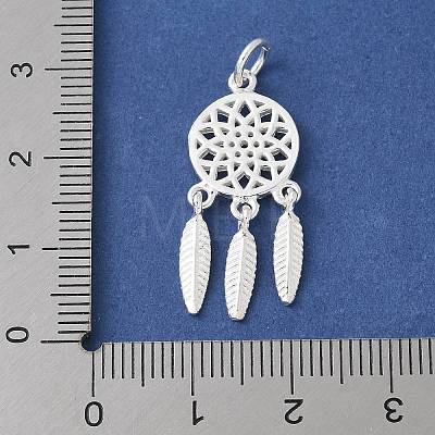 S925 Sterling Silver Pendant STER-H115-10A-S-1