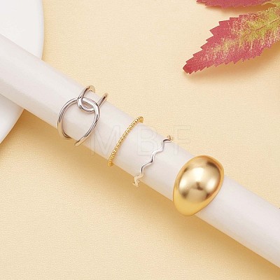 925 Sterling Silver Ball Chains Shape Open Cuff Ring for Women JR870A-1