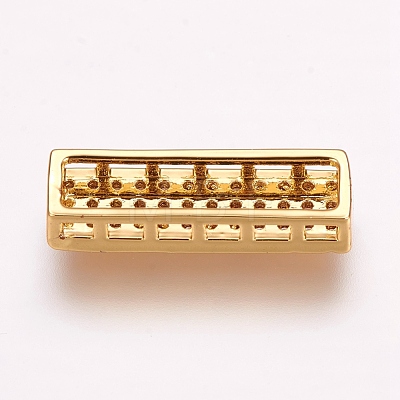 Brass Micro Pave Cubic Zirconia Pendants ZIRC-E119-91G-1