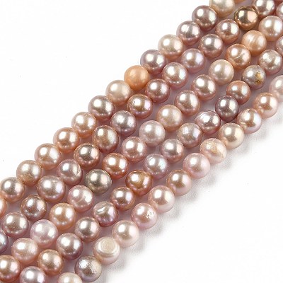 Natural Cultured Freshwater Pearl Beads Strands PEAR-L033-08A-01-1