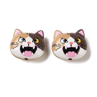 Baking Paint Alloy Beads FIND-H059-02B-1
