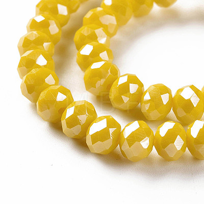 Electroplate Glass Beads Strands LS-EGLA-A034-P4mm-A07-1