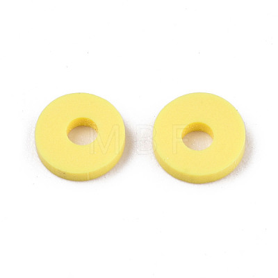 Handmade Polymer Clay Beads X-CLAY-Q251-6.0mm-109-1