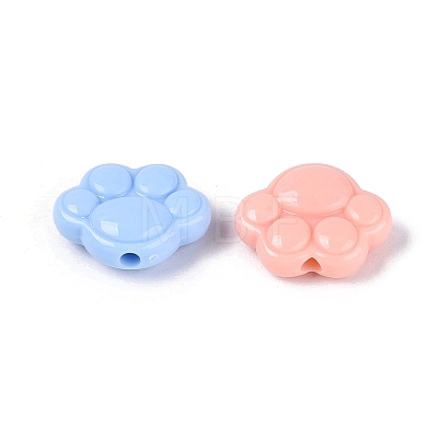 Opaque Plastic Beads X-KY-N025-23-1