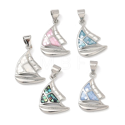 Brass Enamel Pendants KK-H534-04P-1