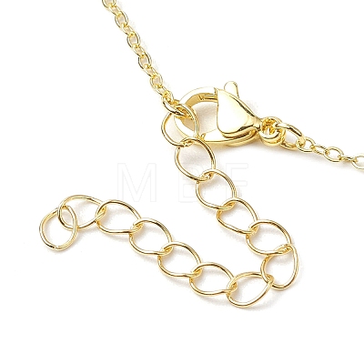 Brass Pendant Necklaces NJEW-JN04797-1