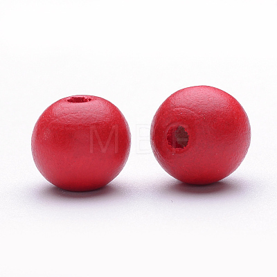 Natural Maple Wood Beads TB20mmY-1