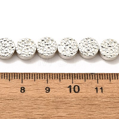 Electroplated Synthetic Non-magnetic Hematite Beads Strands G-L613-K01-01A-1