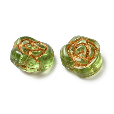 Transparent Lampwork Beads LAMP-P065-01A-08-1