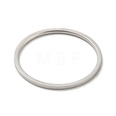 304 Stainless Steel Simple Plain Band Finger Ring for Women Men RJEW-F152-05P-A-1