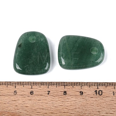 Natural Green Aventurine Pendants G-N362-06C-1