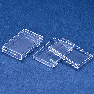 Transparent Plastic Bead Containers CON-BC0004-58-1