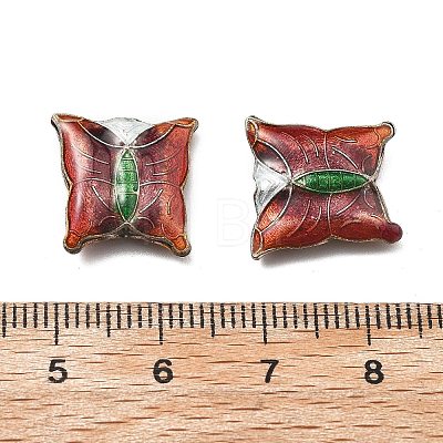 Handmade Cloisonne Beads CLB-Q002-03E-1