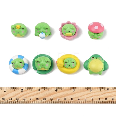 1Set Resin Frog Display Decoration AJEW-FS0001-24-1