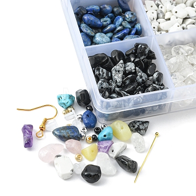 DIY Gemstone Earring Bracelet Making Kit DIY-YW0006-27-1