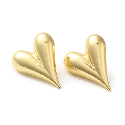 Brass Stud Earrings for Women EJEW-M251-02G-1