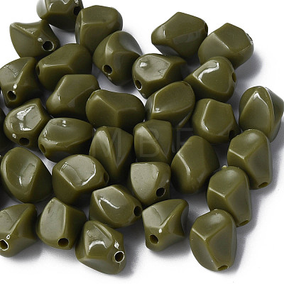 Opaque Acrylic Beads MACR-S373-140-A11-1