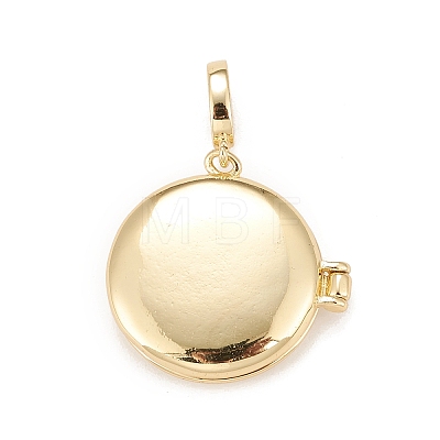 Mother's Day Brass Micro Pave Cubic Zirconia Locket Pendants LS-KK-A161-45G-1