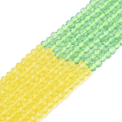 Transparent Glass Beads Strands GLAA-N074-01A-05-1