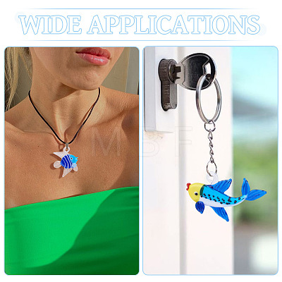 Handmade Lampwork Pendants LAMP-TA0002-76A-1