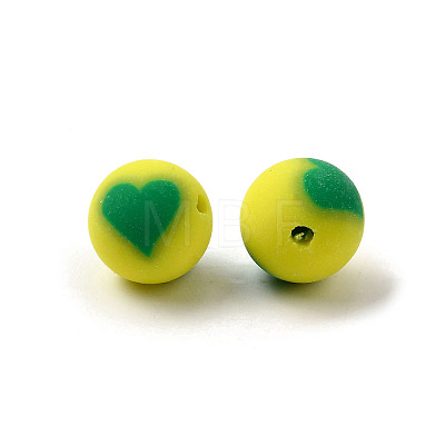 Handmade Polymer Clay Beads CLAY-I011-01B-10-1