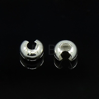 Brass Crimp Beads Covers X-EC266-1S-1
