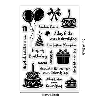 Custom Summer Theme PVC Plastic Clear Stamps DIY-WH0631-0025-1