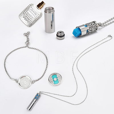 10Pcs Alloy Stainless Steel Slider Bracelets AJEW-SC0004-07A-1
