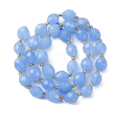 Natural White Jade Beads Strands G-D305-B01-01D-1