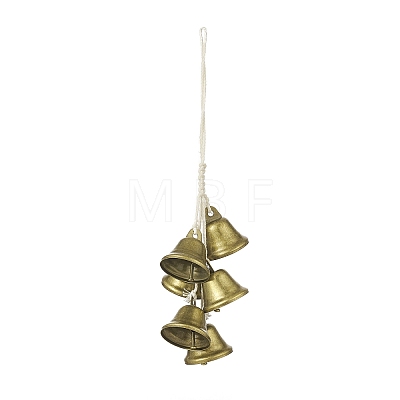 Iron Witch Bells Protection for Door Knob Hanger HJEW-JM00917-1