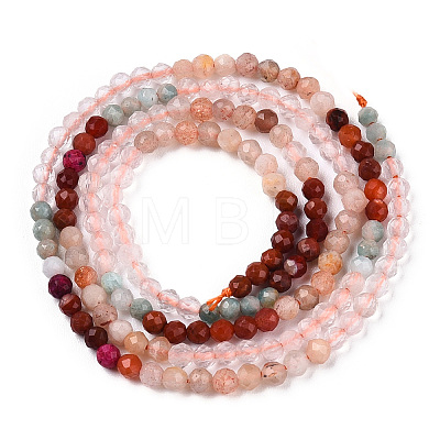 Natural Mixed Gemstone Beads Strands G-D080-A01-03-23-1