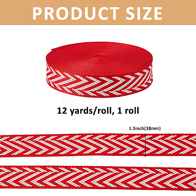 12 Yards Arrows Polyester Ribbon OCOR-PH0008-13C-1