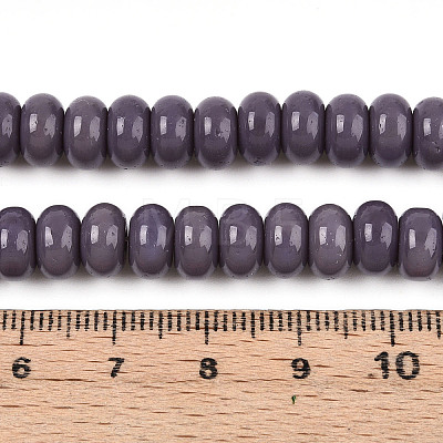 Opaque Solid Color Glass Beads Strands LS-GLAA-ZX008-8mm-18S-1