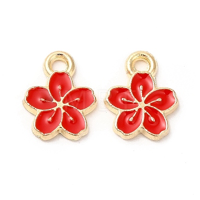 Alloy Enamel Charms ENAM-C005-34G-04-1