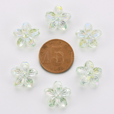 Transparent Acrylic Beads TACR-S154-45C-327-1