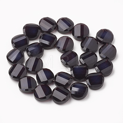 Opaque Solid Color Glass Beads Strands GLAA-N032-06G-1