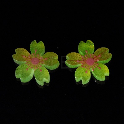 Luminous Resin Cabochons X-RESI-G030-01C-1