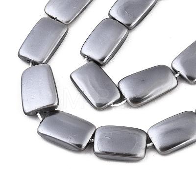 Electroplate Natural Freshwater Shell Beads Strands SHEL-R049-027D-1