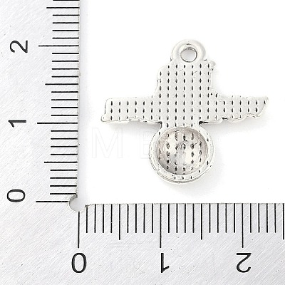 Tibetan Style Alloy Message Pendants TIBEP-Q043-099-RS-1