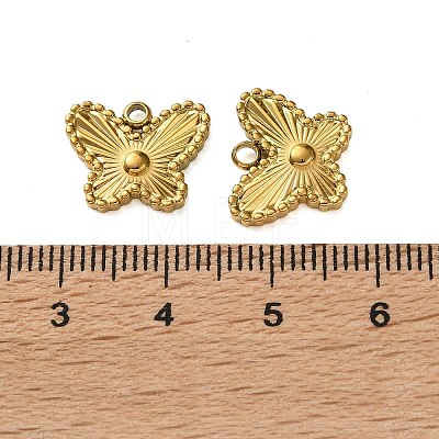 304 Stainless Steel Charms STAS-P440-02G-1