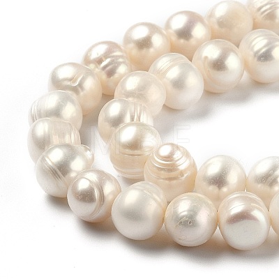 Natural Cultured Freshwater Pearl Beads Strands PEAR-L033-28-01-1