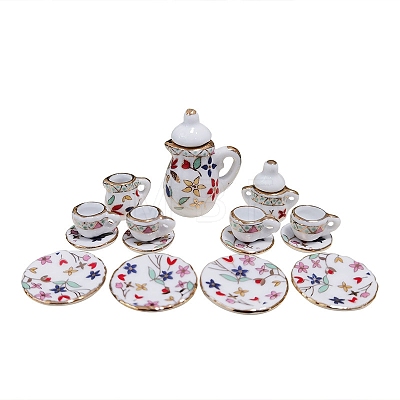 Mini Ceramic Tea Sets BOTT-PW0002-122B-1