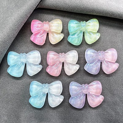 Transparent Resin Cabochons RESI-F056-02-1
