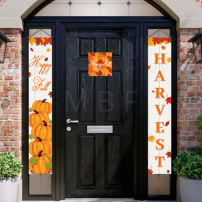 Polyester Hanging Sign for Home Office Front Door Porch Decorations HJEW-WH0023-023-1