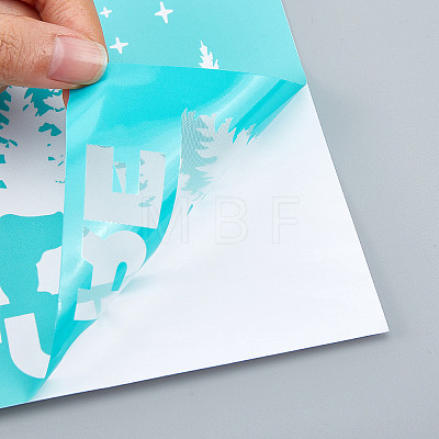 Self-Adhesive Silk Screen Printing Stencil DIY-WH0173-021-W-1