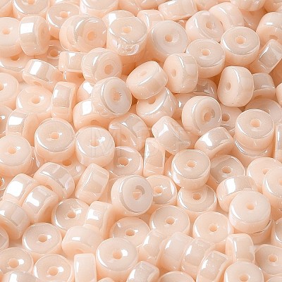 Opaque Colours Luster Glass Seed Beads SEED-E001-P3x6mm-A07-1